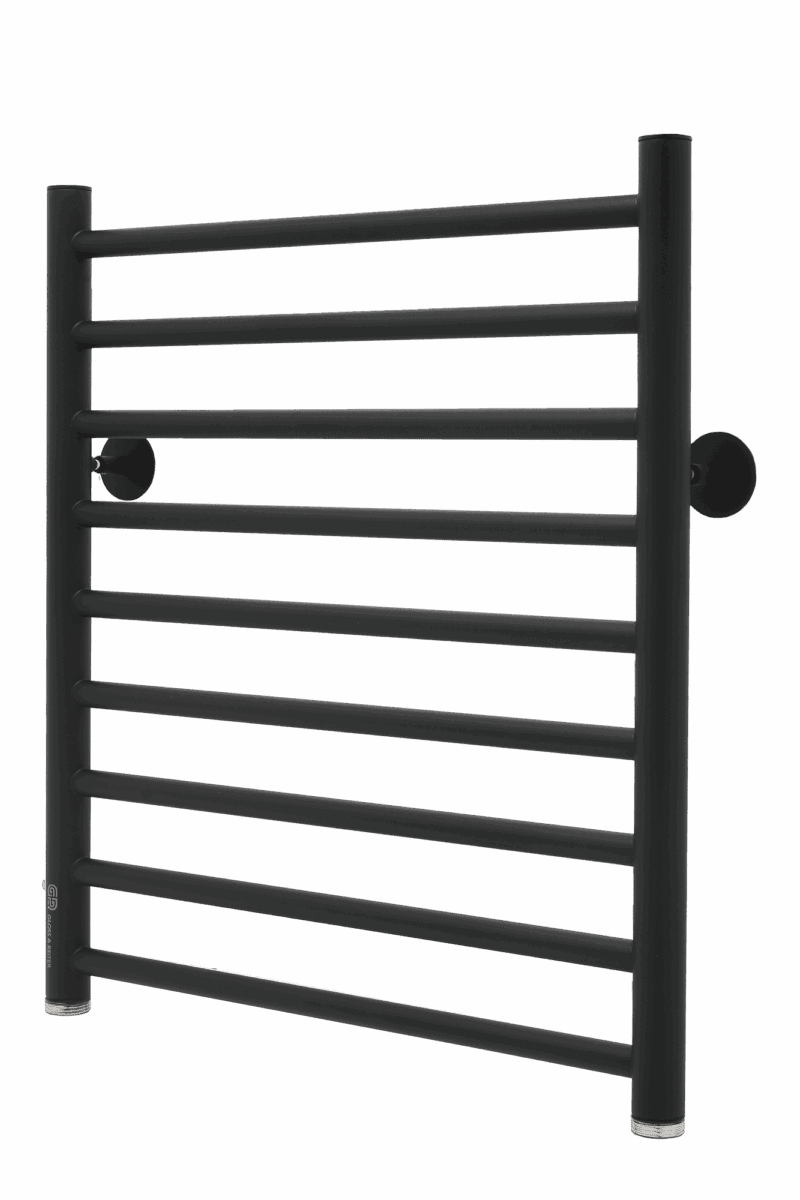 Полотенцесушитель Gloss & Reiter водяной Line Л. 50х60.Л9.G1 (полимер МУАР Black Rall)