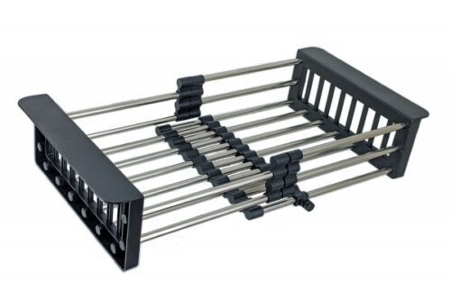 Коландер раздвижной GERHANS, черный