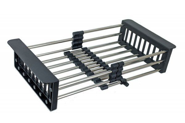 Коландер раздвижной GERHANS, черный