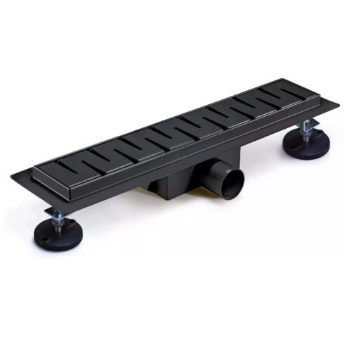 Трап для душа TIM BAD464002BK линейный, нержавеющая сталь, чёрный