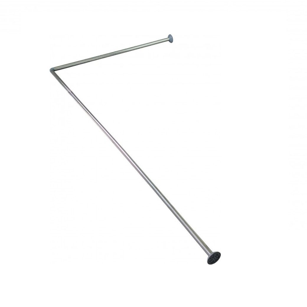 Карниз в ванную для шторки Savol SK-8019W, универсальный, сталь, белый — изображение 4