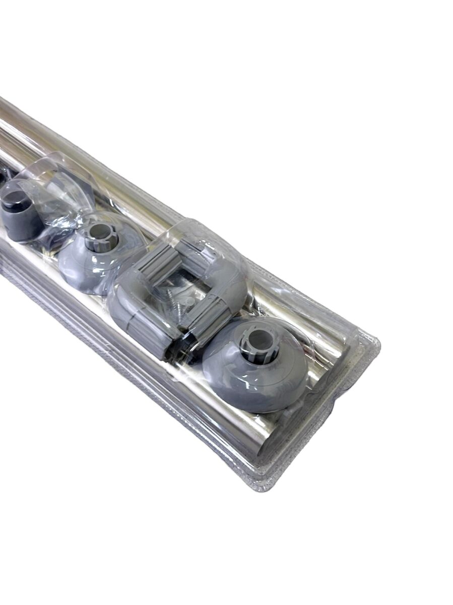 Карниз в ванную для шторки Savol SK-8017S, универсальный, сталь, хром