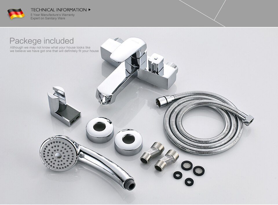 Смеситель для ванны GERHANS K13006 — изображение 6