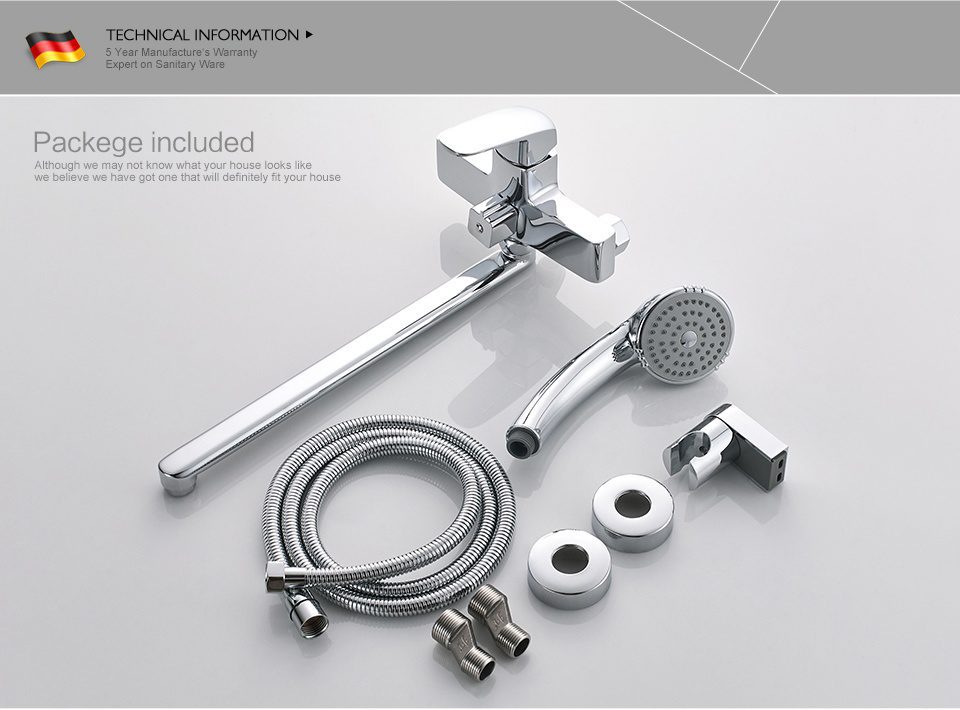 Смеситель для ванны GERHANS K13106 — изображение 6