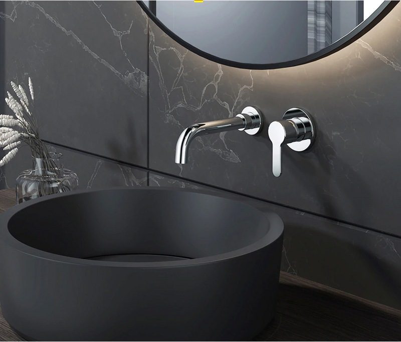 Смеситель скрытого монтажа для умывальника Ledeme L1003-1