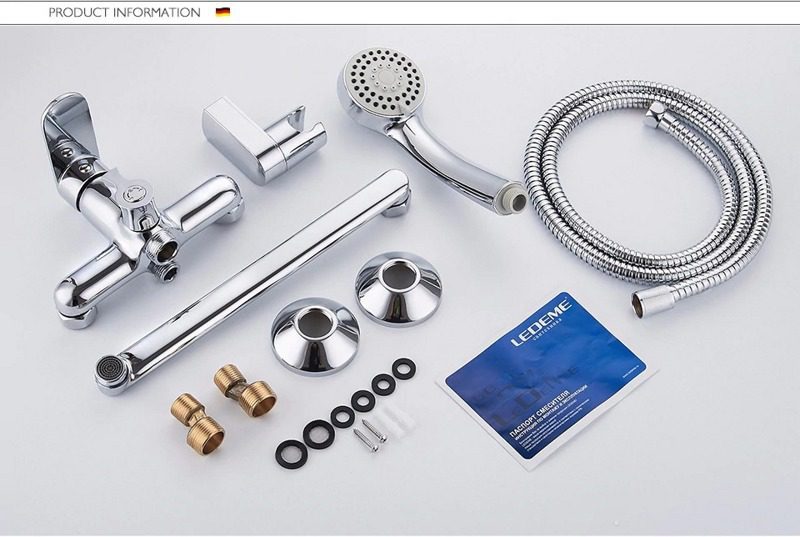 Смеситель для ванны Ledeme L2210 — изображение 4