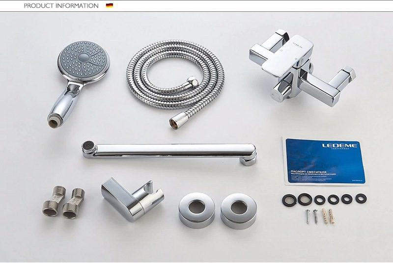 Смеситель для ванны Ledeme L2233 — изображение 5