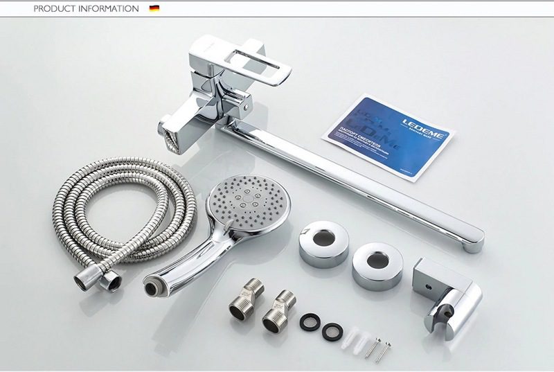 Смеситель для ванны Ledeme L2267 — изображение 3