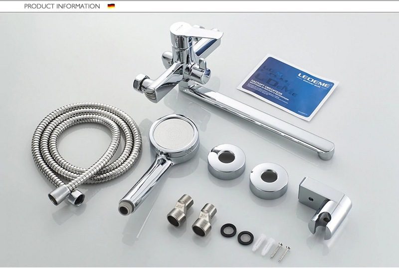 Смеситель для ванны Ledeme L2269 — изображение 5