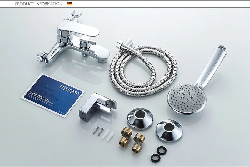 Смеситель для ванны Ledeme L3272 — изображение 5