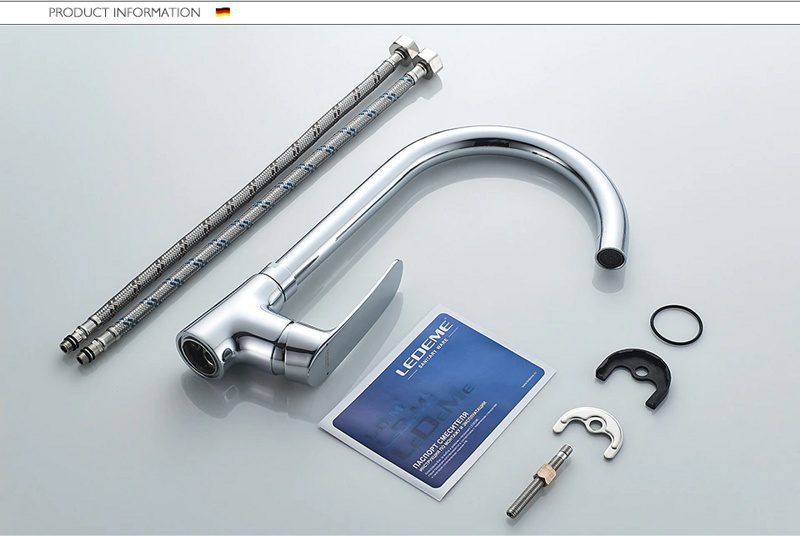 Смеситель для кухни Ledeme L4072 — изображение 5