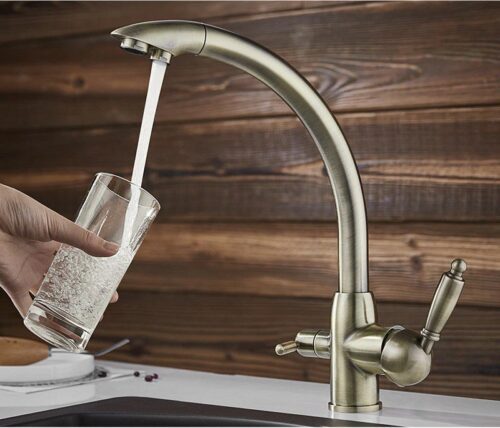 Смеситель для кухни под фильтр Ledeme L4455C-3