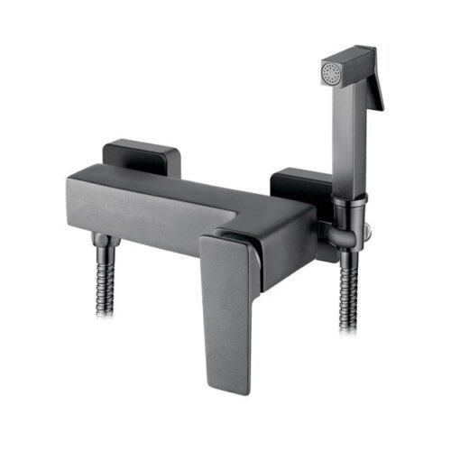 Смеситель для туалета (псевдобиде), латунь, графит Ledeme L5278U