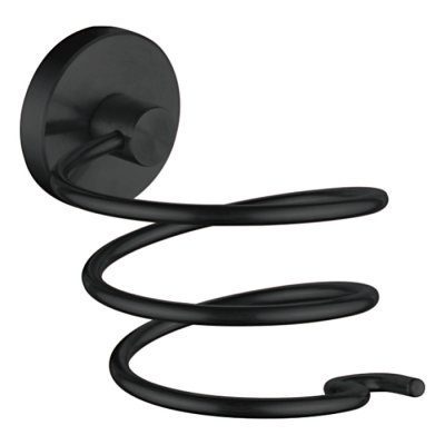 Держатель фена, нержавеющая сталь SUS 304, черный Ledeme L71730B