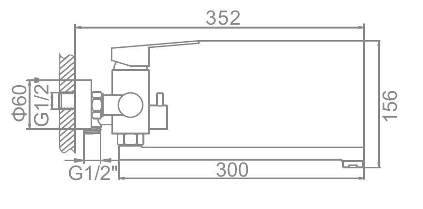 Смеситель для ванны Ledeme L72203 — изображение 5