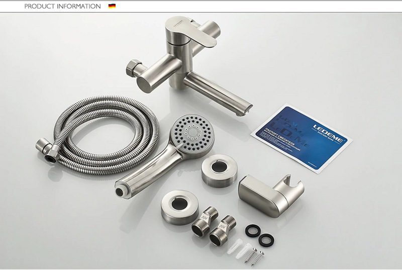 Смеситель для ванны Ledeme L73103 — изображение 3