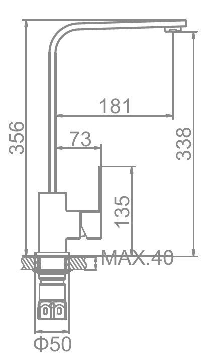Смеситель для кухни Ledeme L74033 — изображение 6