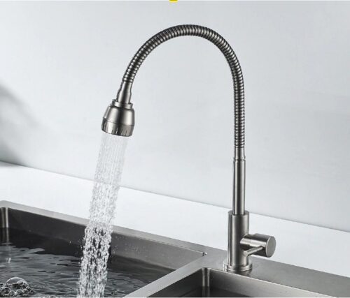 Кран для кухни с гибким изливом "Моно" Ledeme L74295