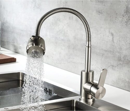 Смеситель для кухни с гибким изливом Ledeme L74304