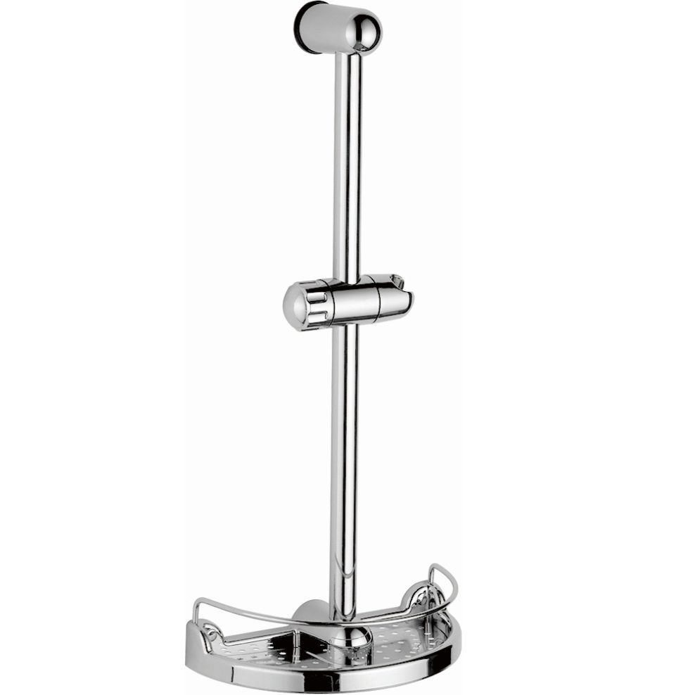 Душевая штанга, нержавеющая сталь + пластик, хром Ledeme L8004