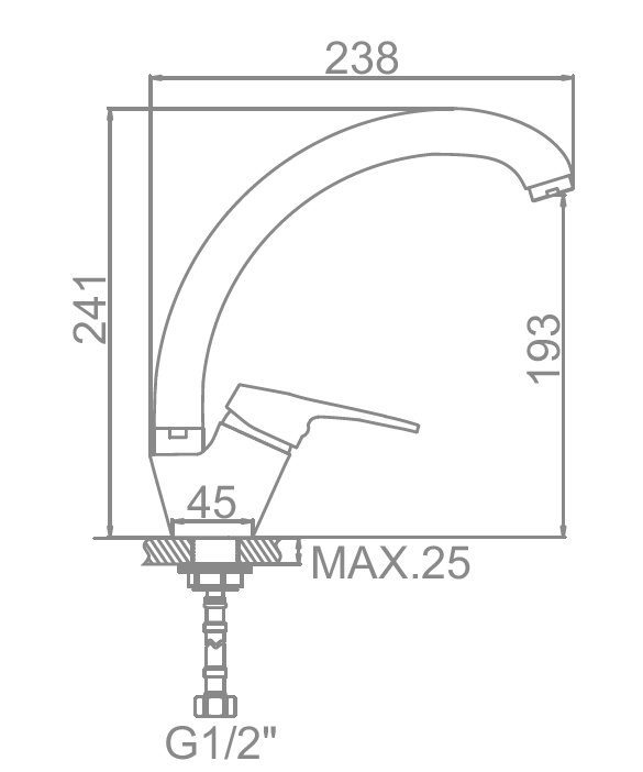 Смеситель для кухни Loffrey LF85913 — изображение 2
