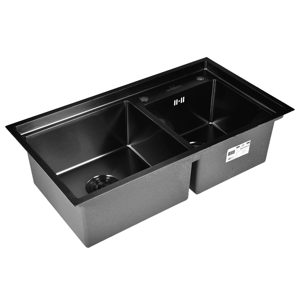 Мойка кухонная WISENT WS37843B-S, PVD покрытие