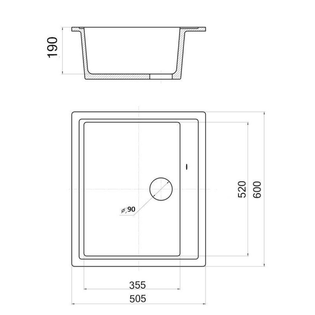Кухонная мойка Wisent W600-27, coffee — изображение 6