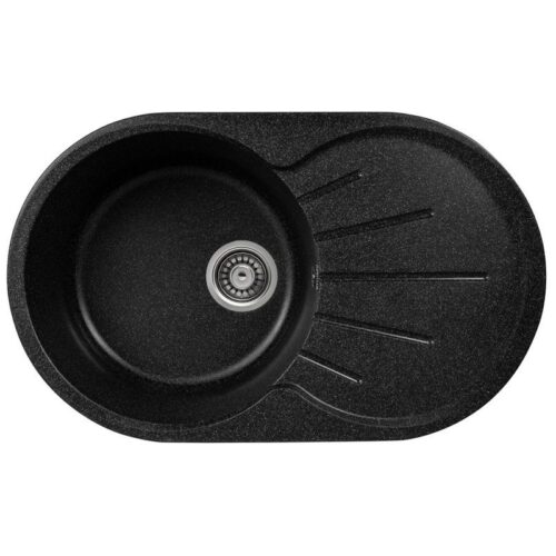 Кухонная мойка Gerhans A02-22, ЧЁРНЫЙ