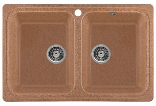 Кухонная мойка Gerhans C02-23, ТЕРРАКОТ