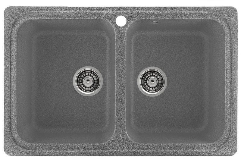 Кухонная мойка Gerhans C02-24, ГРАФИТ