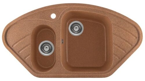 Кухонная мойка Gerhans E02-23, ТЕРРАКОТ