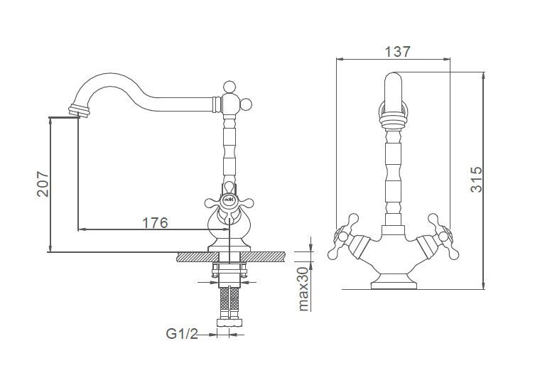 Смеситель для кухни GERHANS K14001 — изображение 2