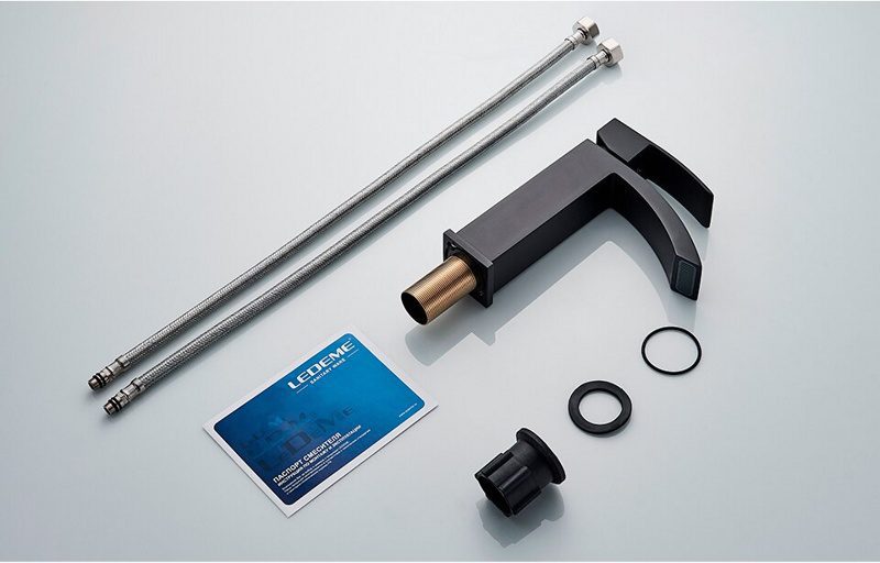 Смеситель для умывальника Ledeme L1055B-15 — изображение 5