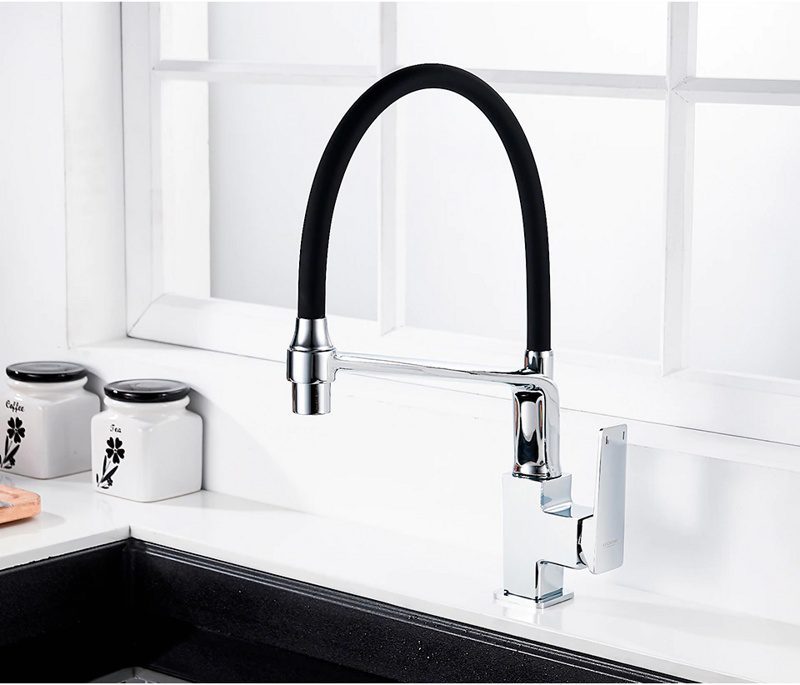 Смеситель для кухни с гибким изливом Ledeme L4078-2