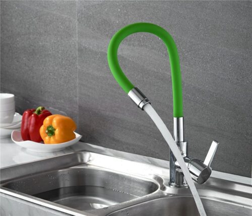 Смеситель для кухни с гибким изливом Ledeme L4898-5