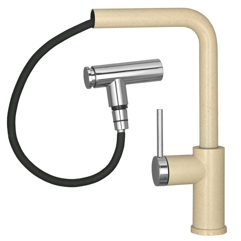 Смеситель для кухни с выдвижным изливом Wisent W6055-20 — изображение 2