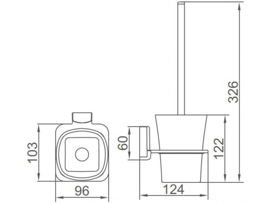 Туалетный ёршик Ledeme L30310U — изображение 3