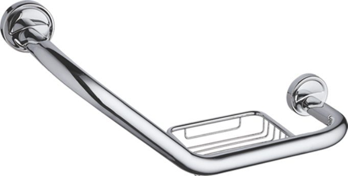 Поручень Ledeme L3519, угловой с мыльницей