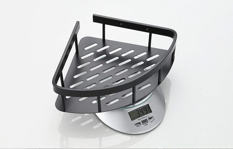 Полка в ванную комнату Ledeme L5507-1, угловая, решётка — изображение 6