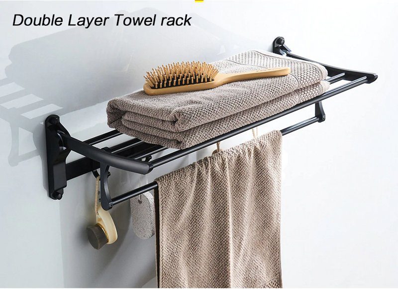 Полка для полотенец Ledeme L5524, откидная