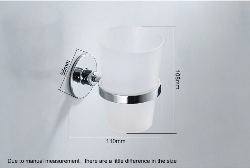 Стакан с настенным держателем Ledeme L5706 — изображение 3