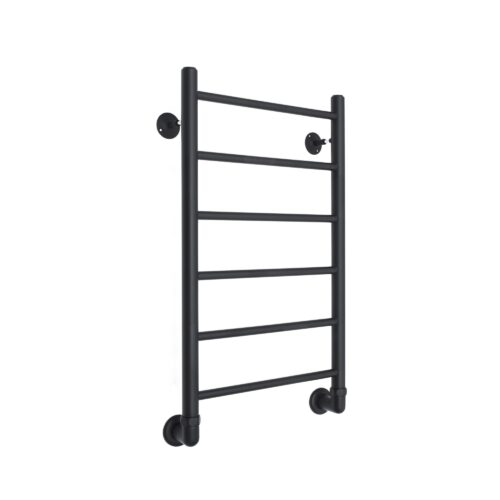 Полотенцесушитель Ростела Виктория (нижн,подв, 1" резьба) 500 x 700 / 6 Ral 9005