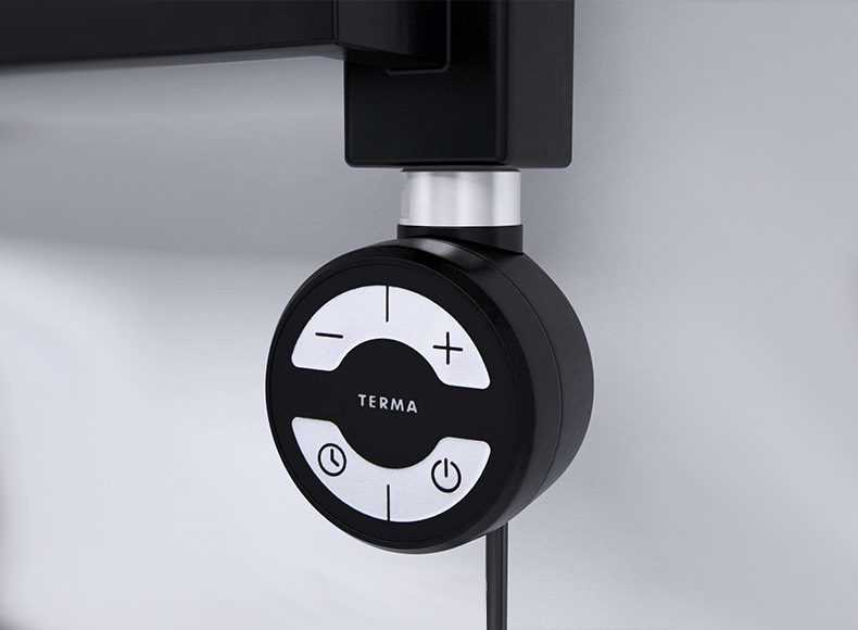 Блок управления с ТЭНом Terma MOA RAL (черный) для п/с 300 Вт с проводом — изображение 4