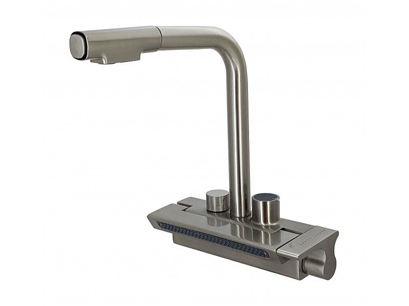 Смеситель для кухни Wisent WX4055-2 с выдвижной лейкой / водопадом