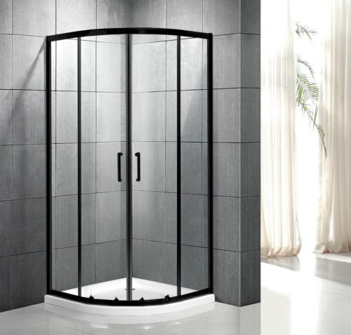 Душевой уголок Roxen Santi 55020-90B (900*900*1950; прозрачное/чёрный)