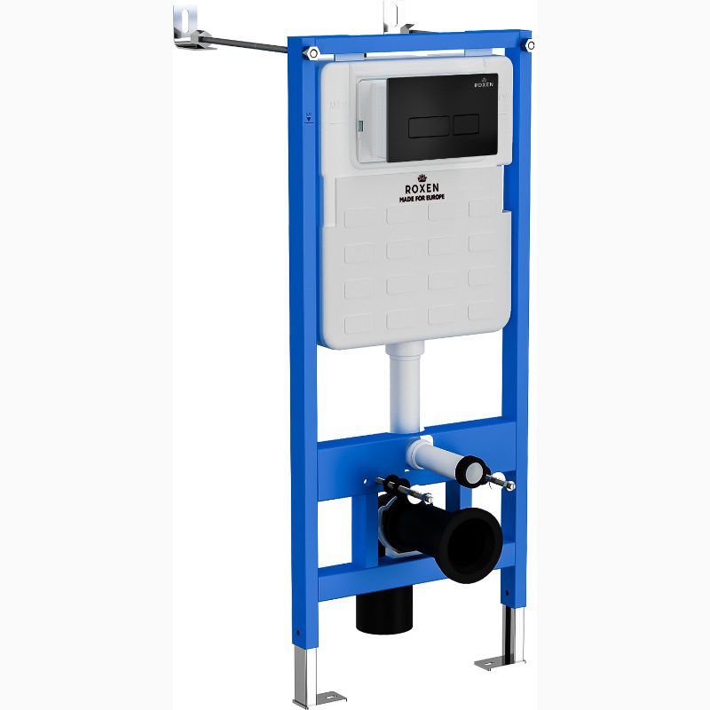 Кнопка для инсталляции Roxen Caspia, 410280B (чёрный матовый) — изображение 4