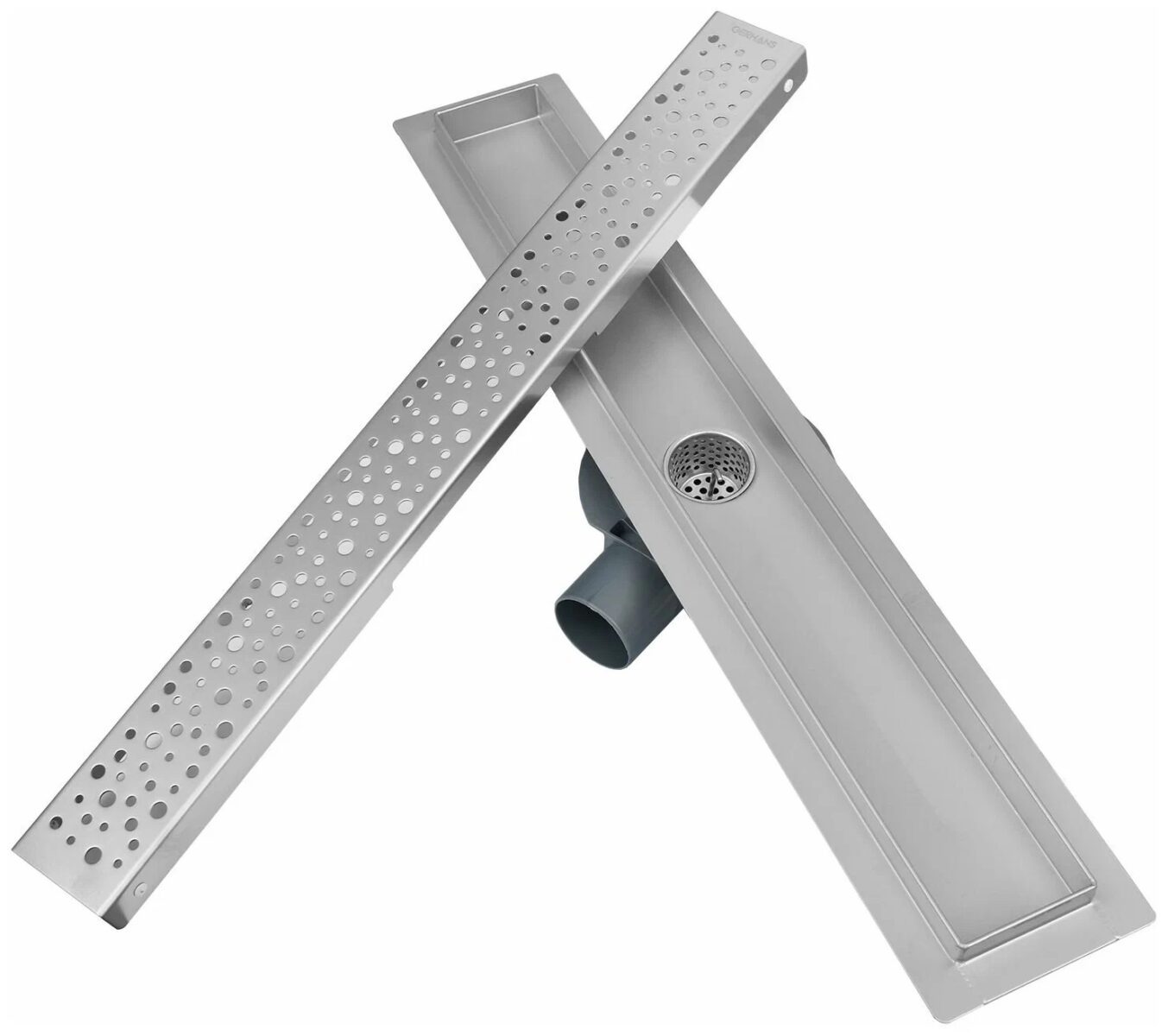 Трап для душа Gerhans K80307-60 линейный, "перфорация" — изображение 2