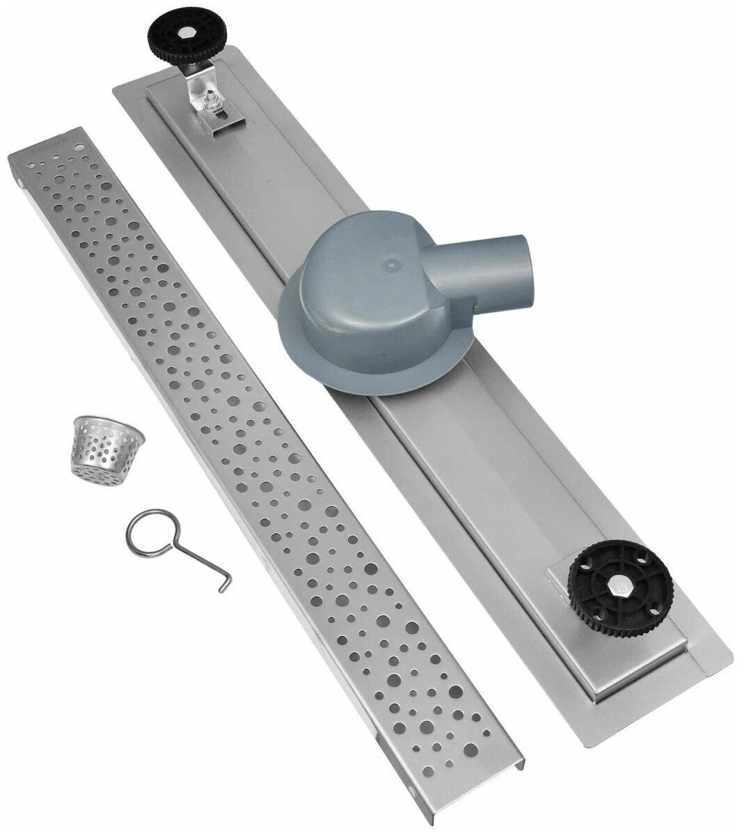 Трап для душа Gerhans K80307-60 линейный, "перфорация" — изображение 4