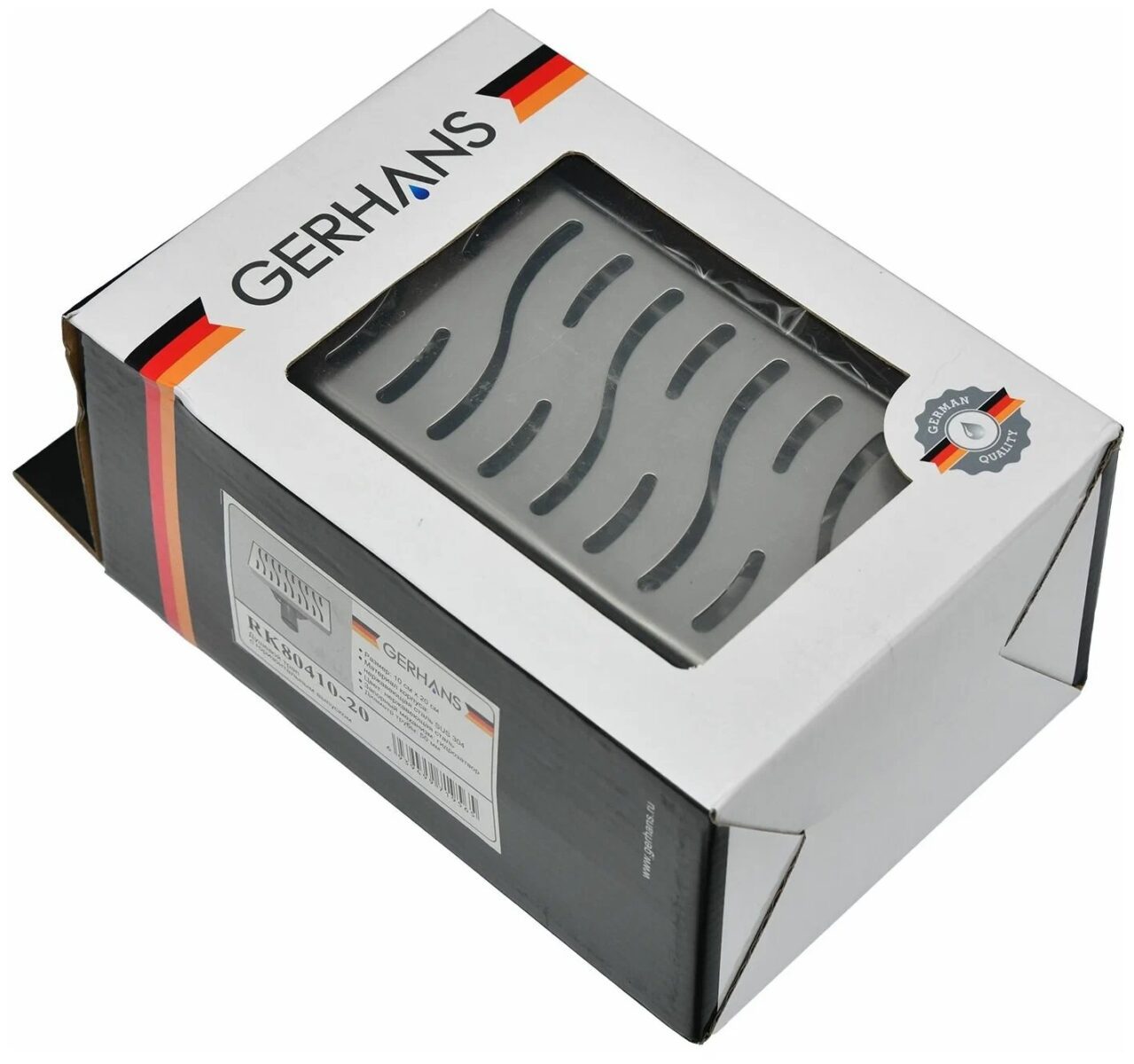 Трап для душа Gerhans K80410-20 линейный, "перфорация" — изображение 5