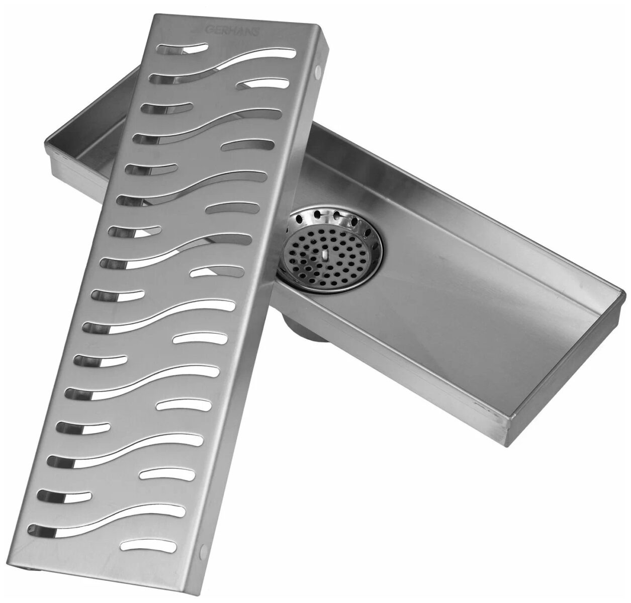 Трап для душа Gerhans K80410-30 линейный, "перфорация" — изображение 3
